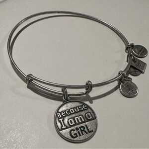 Alex and Ani - Silver Bracelet  “because I am a girl”